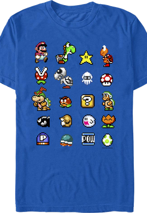 Classic Icons Super Mario Bros. T-Shirt