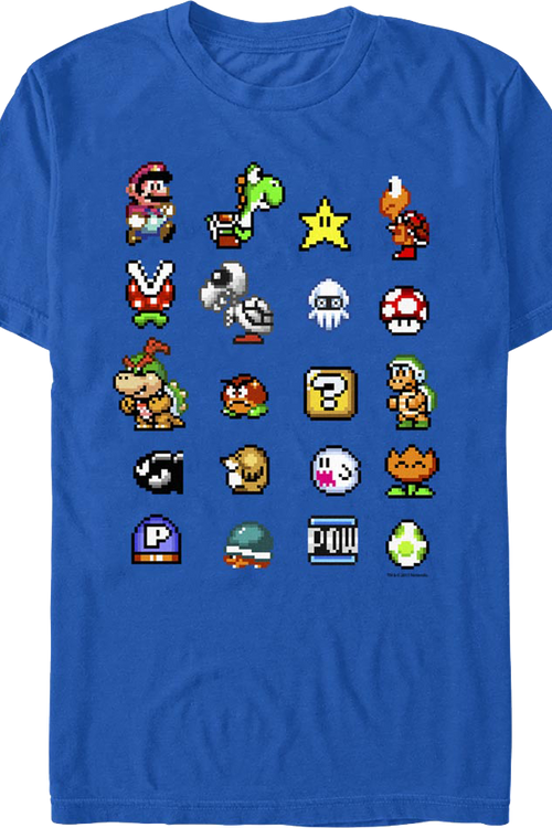 Classic Icons Super Mario Bros. T-Shirtmain product image