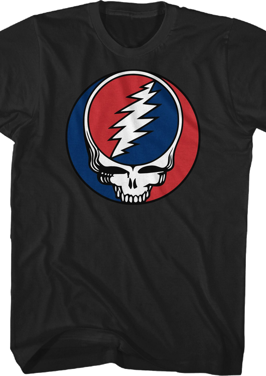 Classic Lightning Skull Logo Grateful Dead T-Shirt - main product image