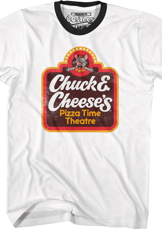 Classic Logo Chuck E. Cheese Ringer Shirt - main product image