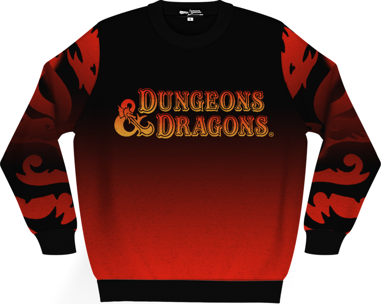 Classic Logo Dungeons & Dragons Knitted Sweatermain product image