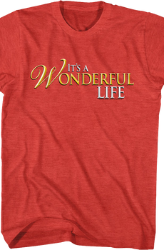 Classic Logo It's A Wonderful Life T-Shirt