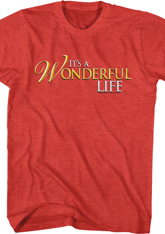 Classic Logo It's A Wonderful Life T-Shirt - main product image