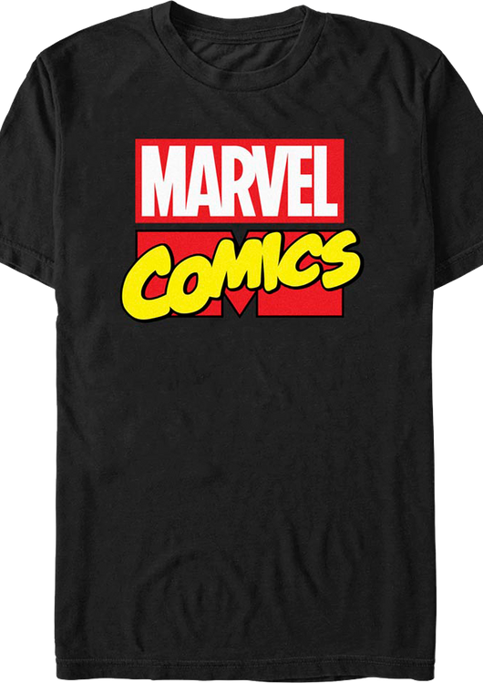 Classic Logo Marvel Comics T-Shirt - main product image
