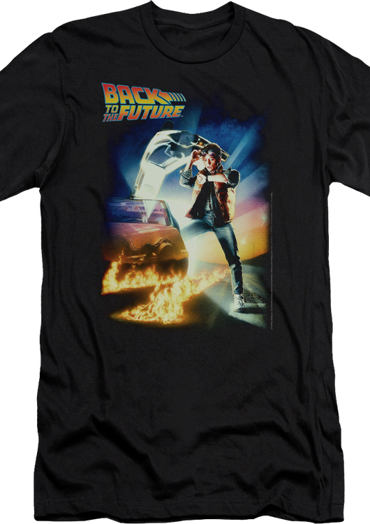 Classic Movie Poster Back To The Future T-Shirt - main product image