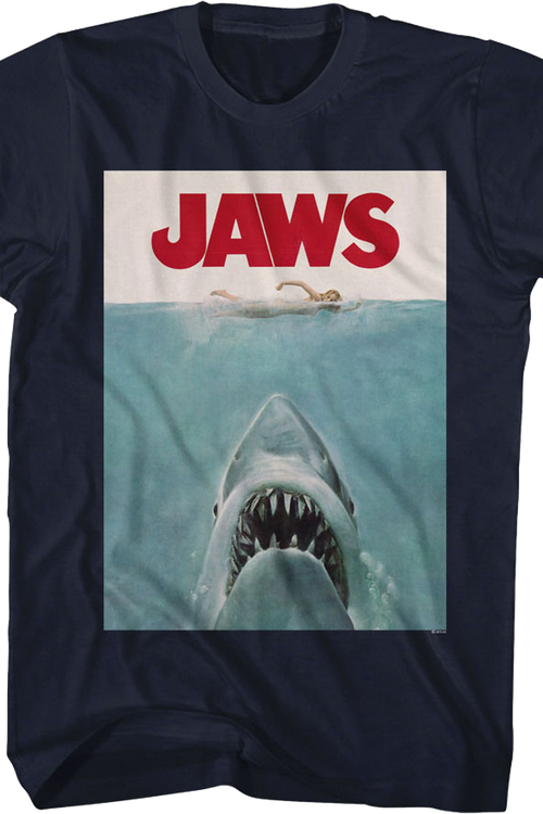 Classic Movie Poster Jaws T-Shirtmain product image