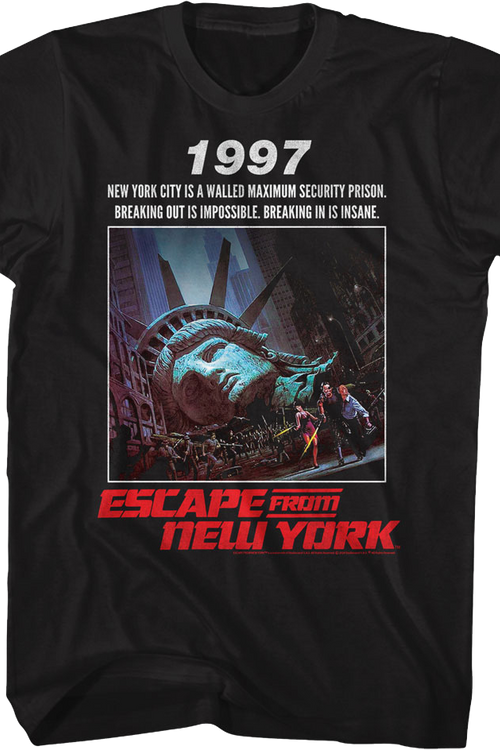 Classic Poster Escape From New York T-Shirtmain product image