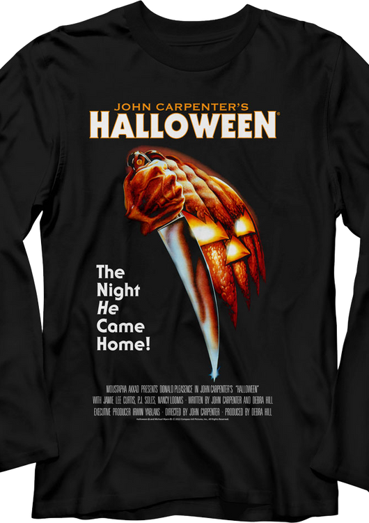 Classic Poster Halloween Long Sleeve Shirt - main product image