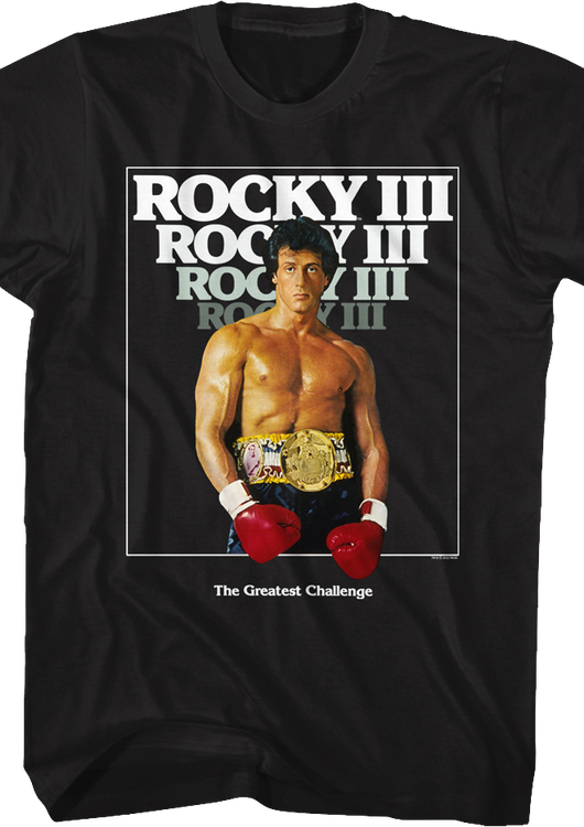 Classic Poster Rocky III T-Shirt - main product image