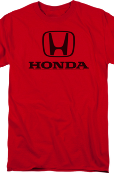 Classic Red Logo Honda T-Shirt