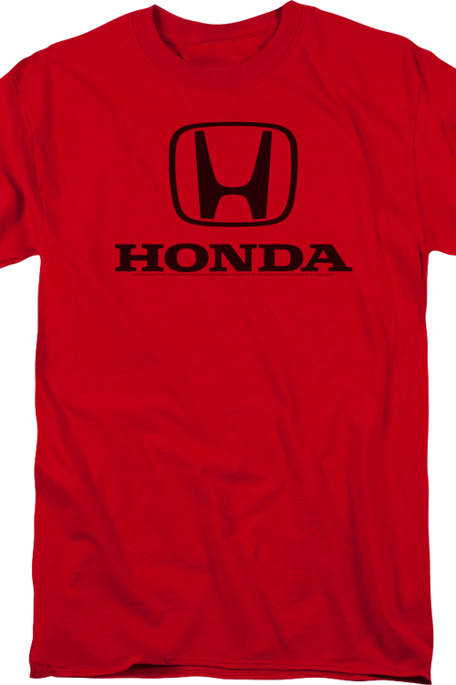 Classic Red Logo Honda T-Shirt - main product image