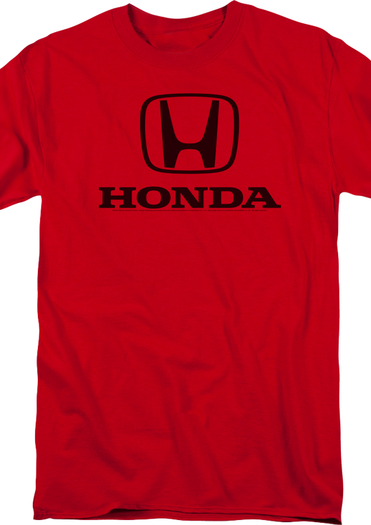 Classic Red Logo Honda T-Shirt - main product image