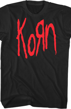 Classic Red Logo Korn T-Shirt
