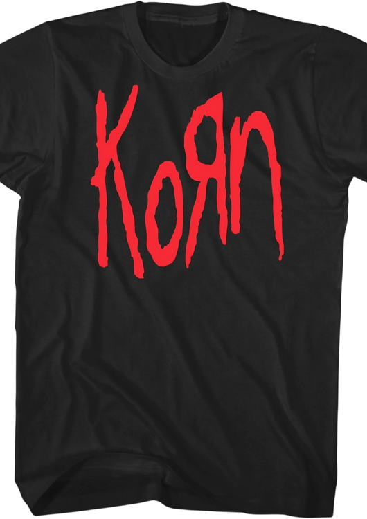 Classic Red Logo Korn T-Shirt - main product image