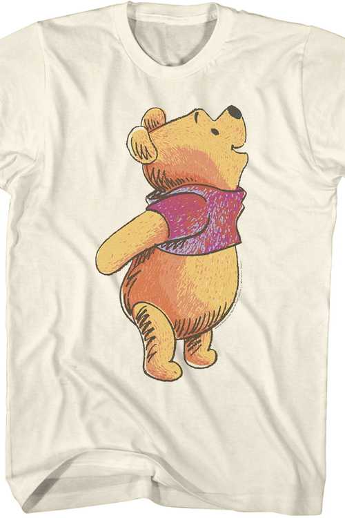 Classic Sketch Winnie The Pooh T-Shirtmain product image