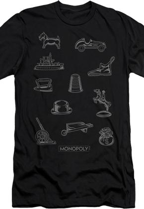 Classic Tokens Monopoly T-Shirt