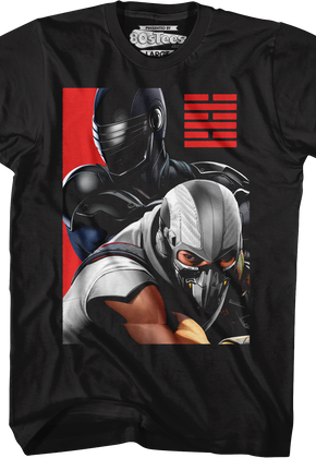 Classified Snake Eyes And Storm Shadow GI Joe T-Shirt