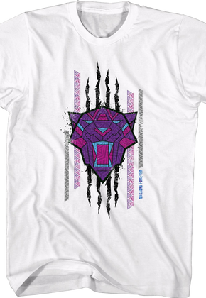 Clawed Sketch Black Panther Wakanda Forever Marvel Comics T-Shirt