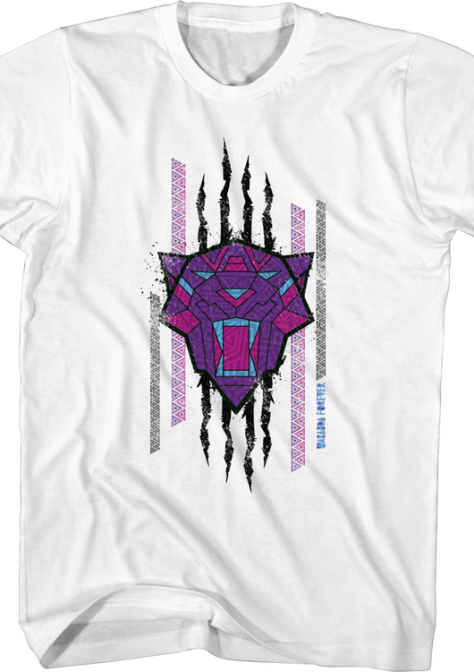 Clawed Sketch Black Panther Wakanda Forever Marvel Comics T-Shirt - main product image