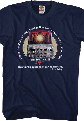 Cleanest and Nicest Police Car Beverly Hills Cop T-Shirt