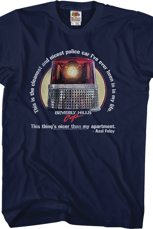 Cleanest and Nicest Police Car Beverly Hills Cop T-Shirt - main product image