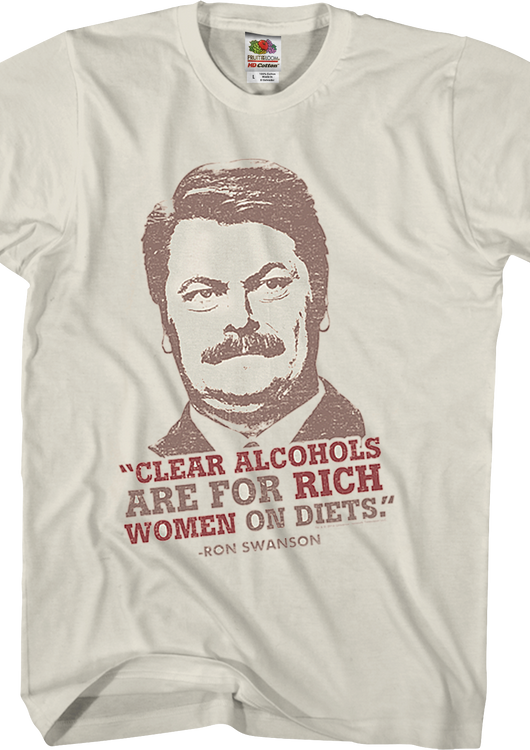 Clear Alcohols Parks and Recreation T-Shirt - main product image