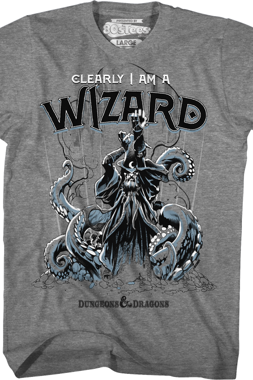 Clearly I Am A Wizard Dungeons & Dragons T-Shirtmain product image