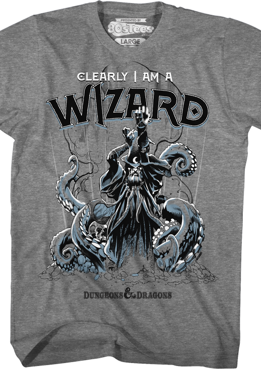 Clearly I Am A Wizard Dungeons & Dragons T-Shirt - main product image