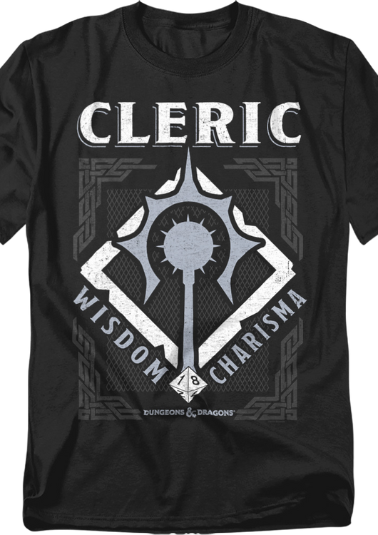 Cleric Logo Dungeons & Dragons T-Shirt - main product image