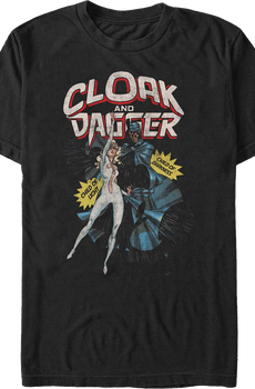 Cloak And Dagger Action Poses Marvel Comics T-Shirt