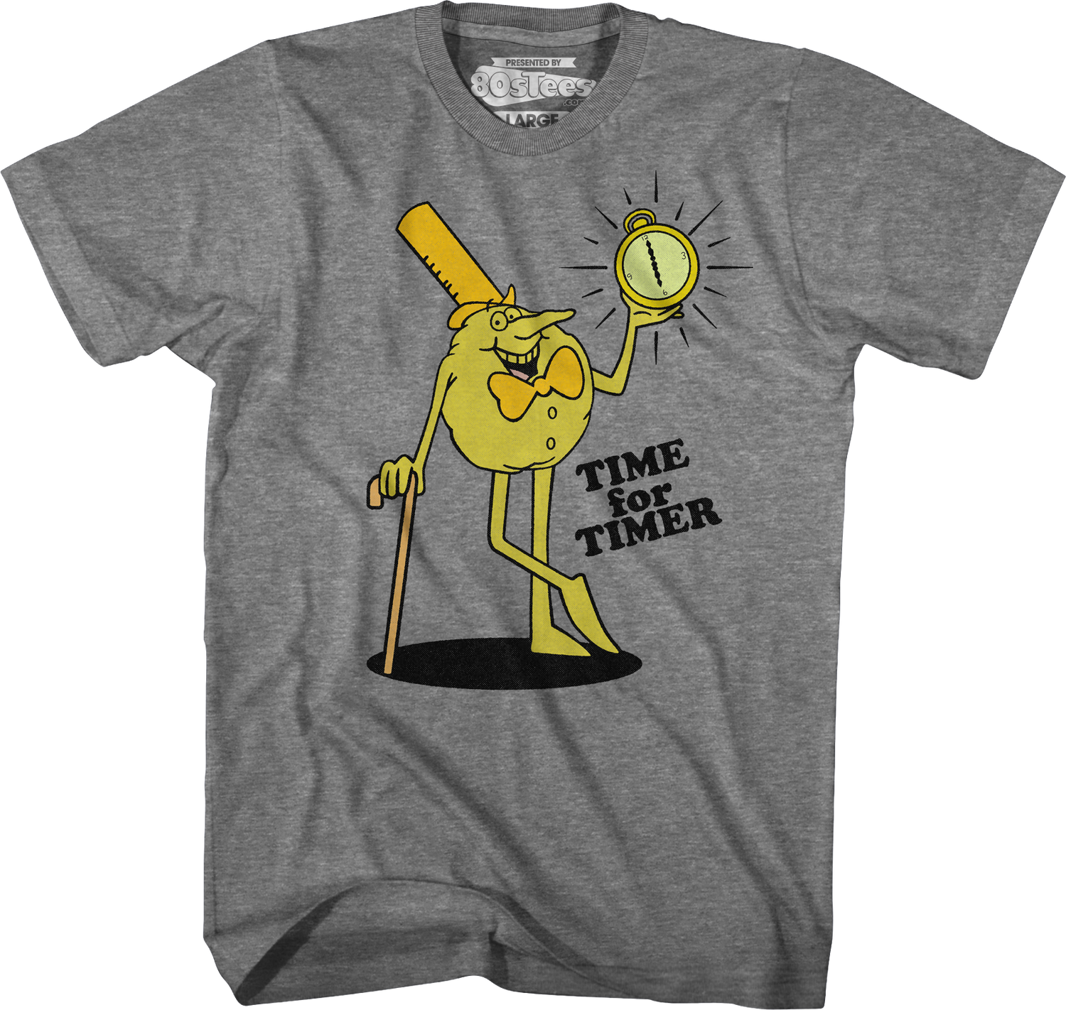 T Time Clock Pose Time For Timer T-Shirt