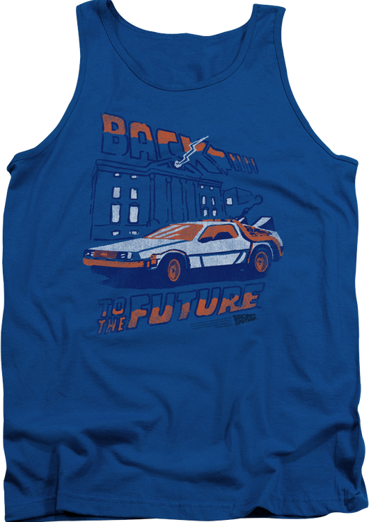 Clock Tower Back To The Future Tank Top - main product image