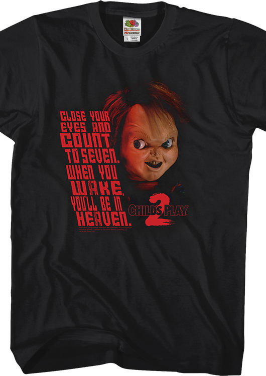Close Your Eyes Child's Play 2 T-Shirt - main product image