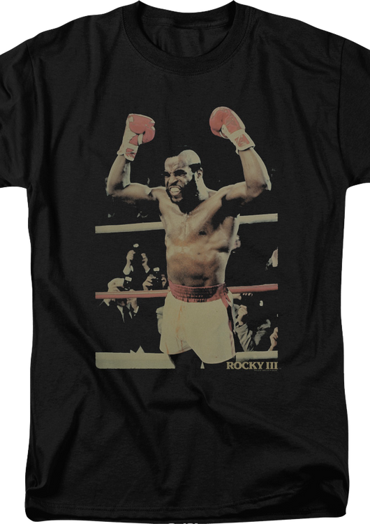 Clubber Lang Celebrating Rocky III T-Shirt - main product image