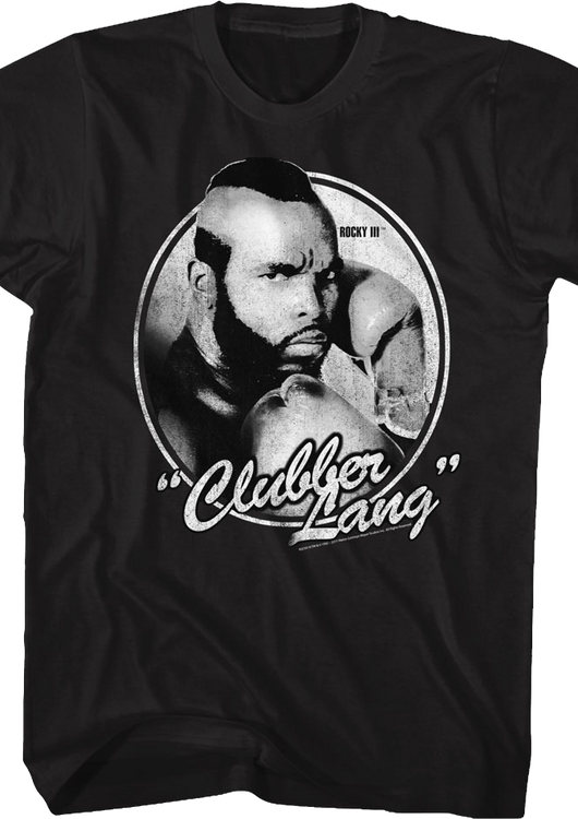 Clubber Lang Retro Circle Rocky T-Shirt - main product image