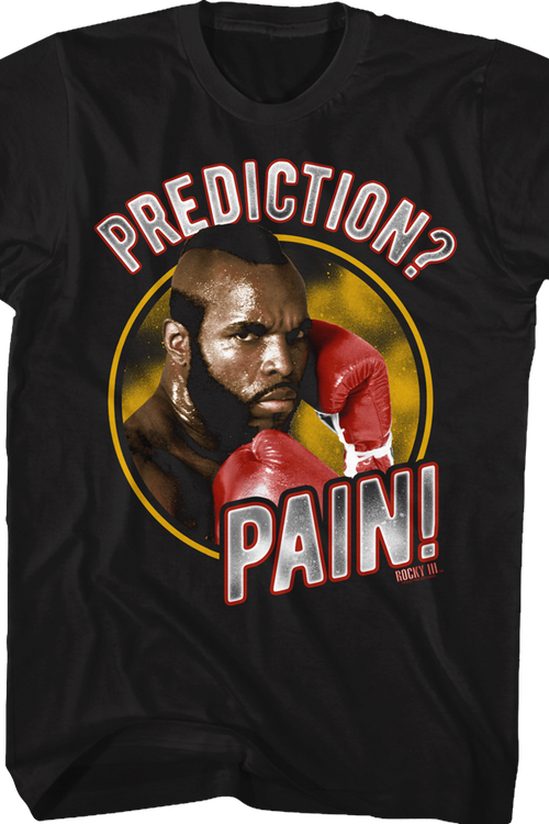 Clubber Lang Prediction Pain Rocky T-Shirtmain product image