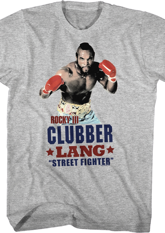 Clubber Lang Street Fighter Rocky III T-Shirt - main product image