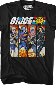 Cobra Box Art Collage GI Joe T-Shirt