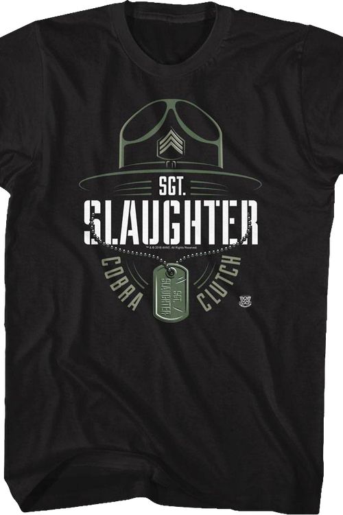 Black Cobra Clutch Sgt. Slaughter T-Shirtmain product image