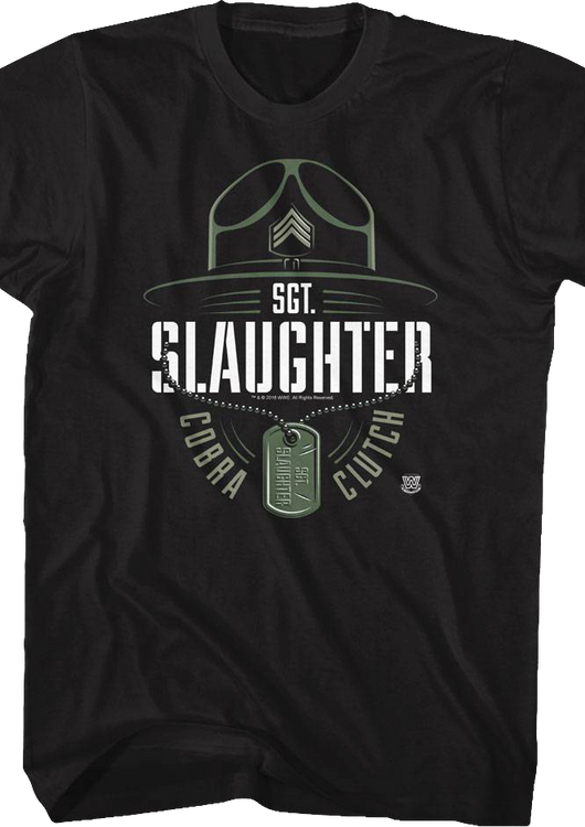 Black Cobra Clutch Sgt. Slaughter T-Shirt - main product image