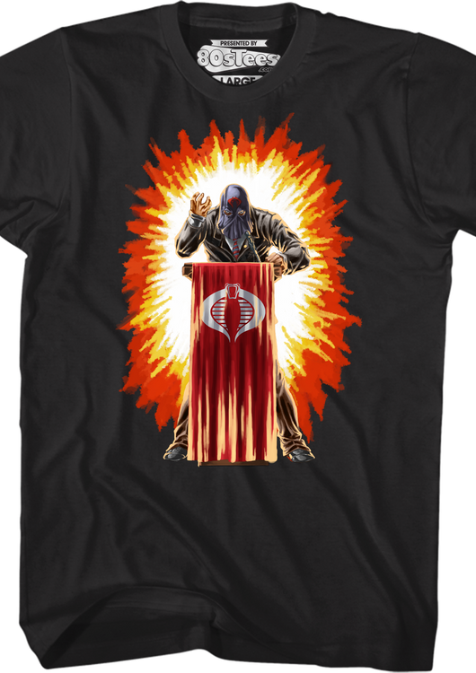 Cobra Commander Box Art GI Joe T-Shirt - main product image