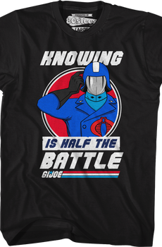 Cobra Commander Knowing Is Half The Battle GI Joe T-Shirt