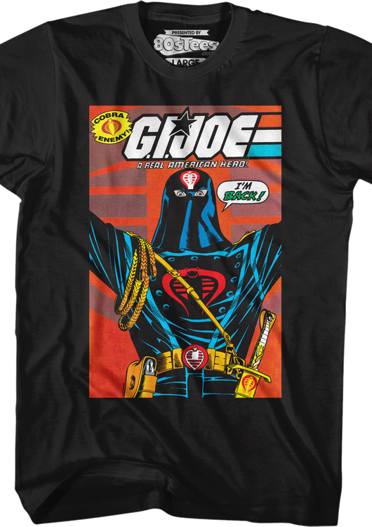 Cobra Commander Seeds Of Empire Cover GI Joe T-Shirt - main product image