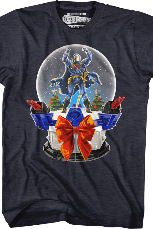 Cobra Commander Snow Globe GI Joe T-Shirtmain product image