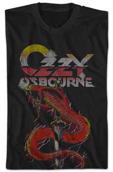 Cobra Dagger Ozzy Osbourne T-Shirt