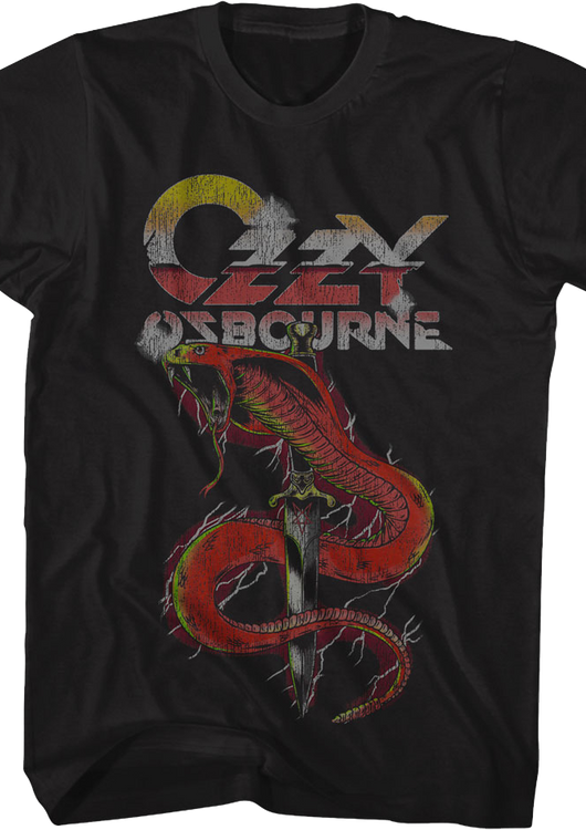 Cobra Dagger Ozzy Osbourne T-Shirt - main product image