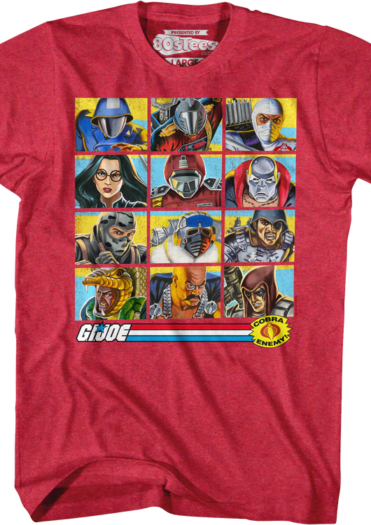 Red Cobra Organization's Dirty Dozen GI Joe T-Shirt - main product image