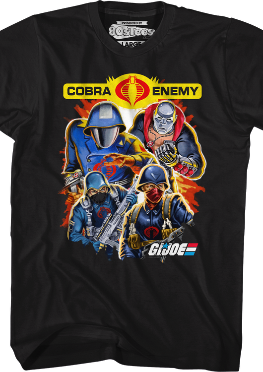 Cobra Enemy Collage GI Joe T-Shirt - main product image