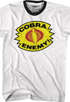 Cobra Enemy GI Joe Ringer Shirt