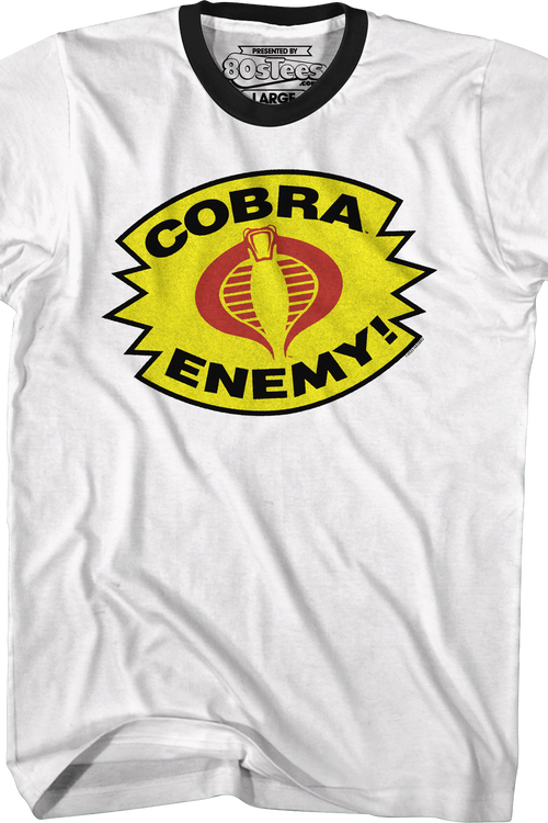 Cobra Enemy GI Joe Ringer Shirtmain product image